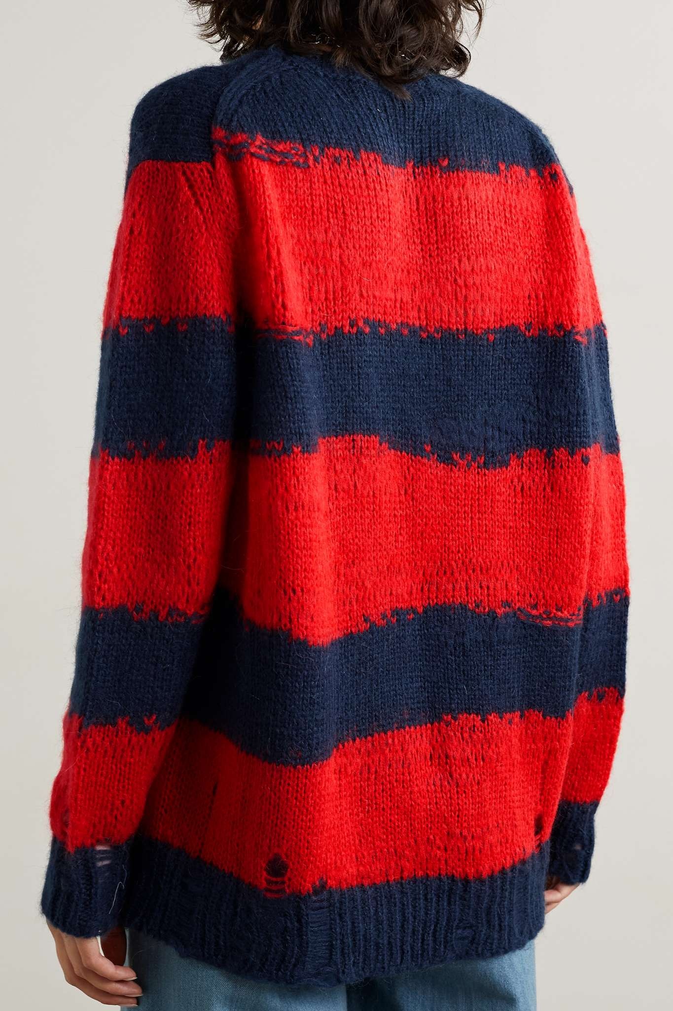 Striped knitted sweater - 3