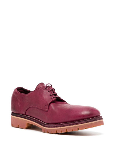 Guidi horse-leather Derby shoes outlook