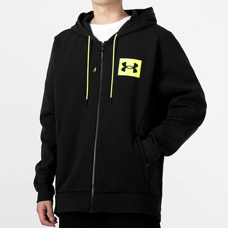 Under Armour Under Armour Summit Knit Full-Zip Hoodie 'Black' 1366232-001 outlook
