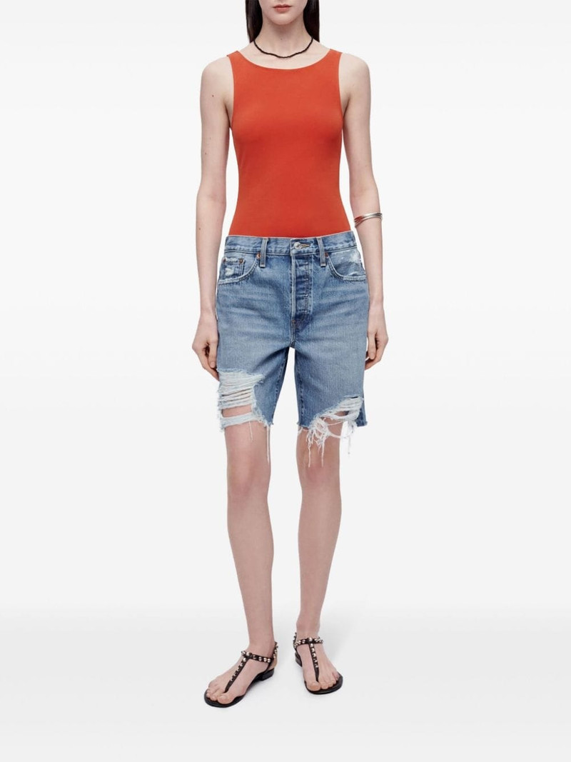 RE/DONE long denim shorts outlook