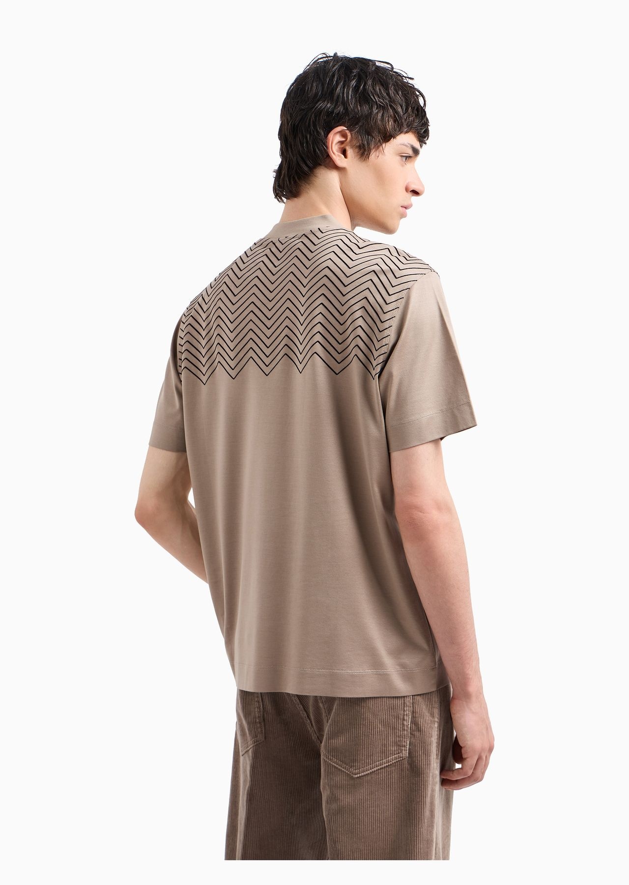 ASV Lyocell-blend jersey T-shirt with chevron flock detail - 3