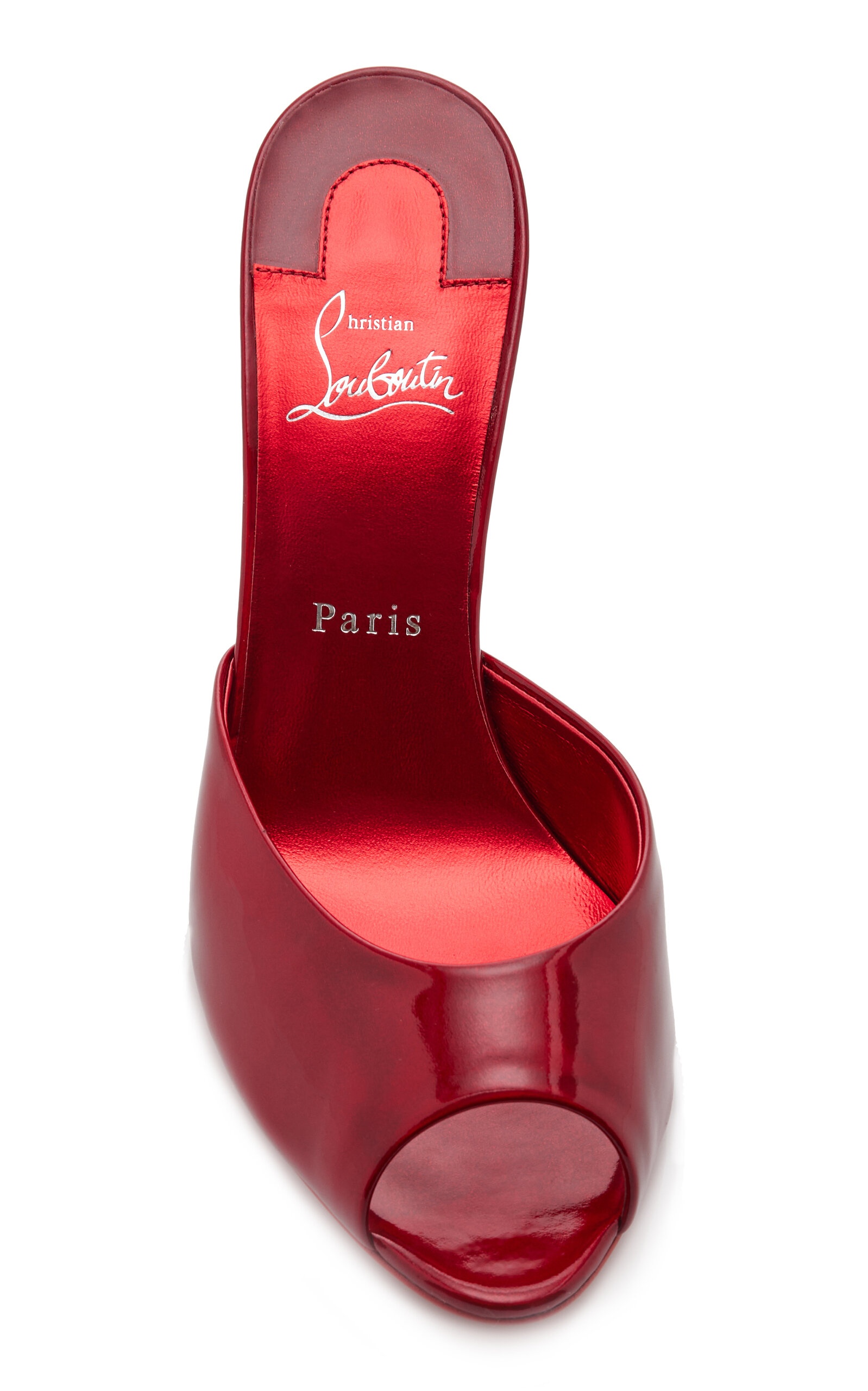 Me Dolly 85mm Patent Leather Mules red - 3