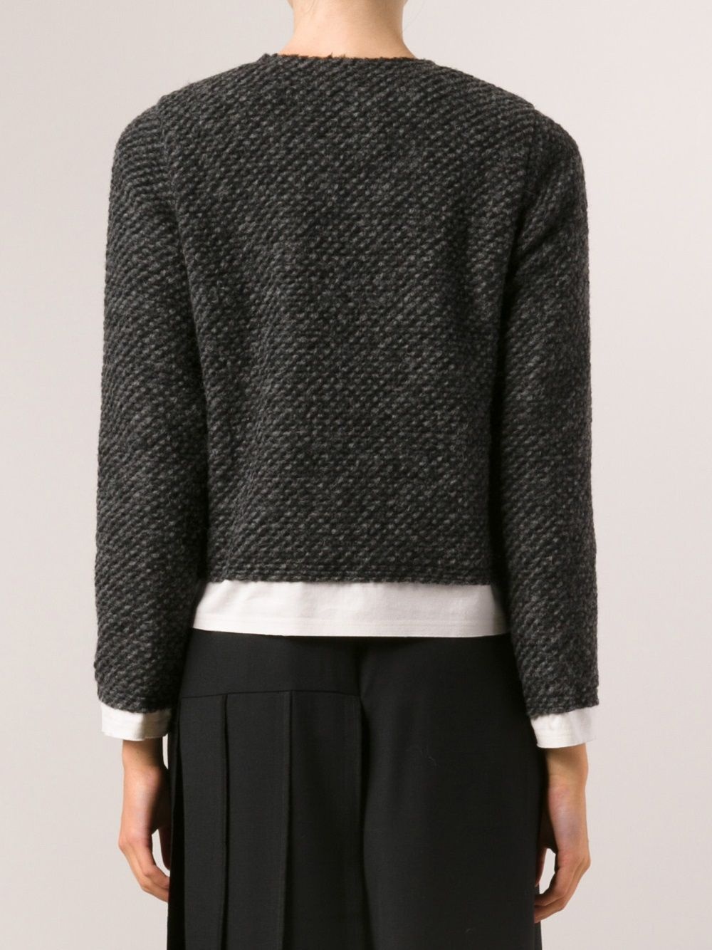 tweed cardigan jacket - 4