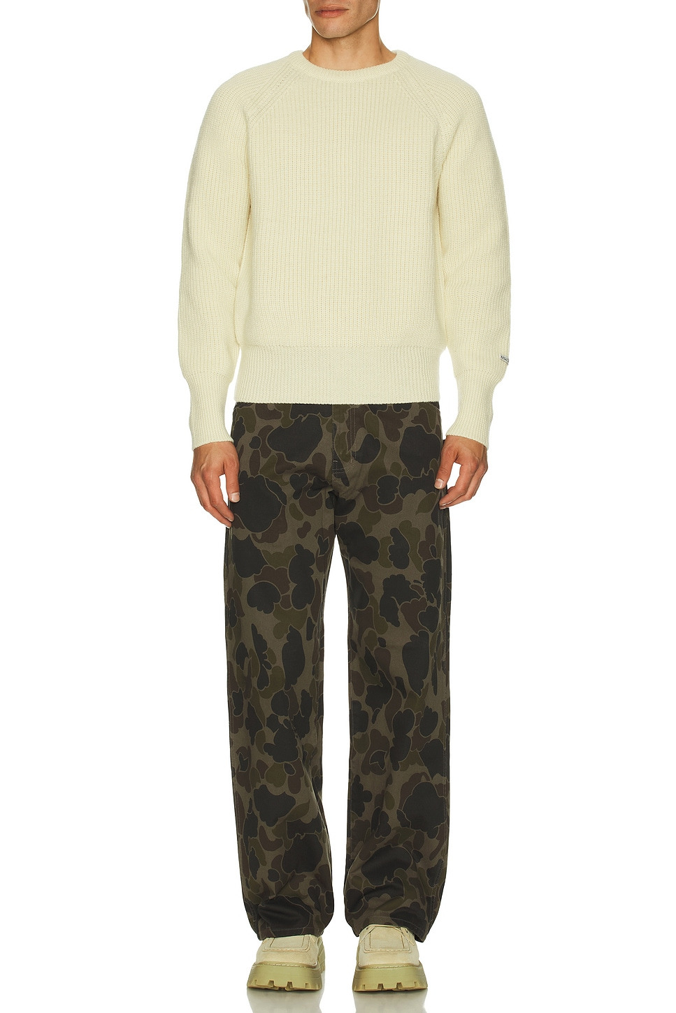 Rover Patched Knit Crew Neck Sweater - 4