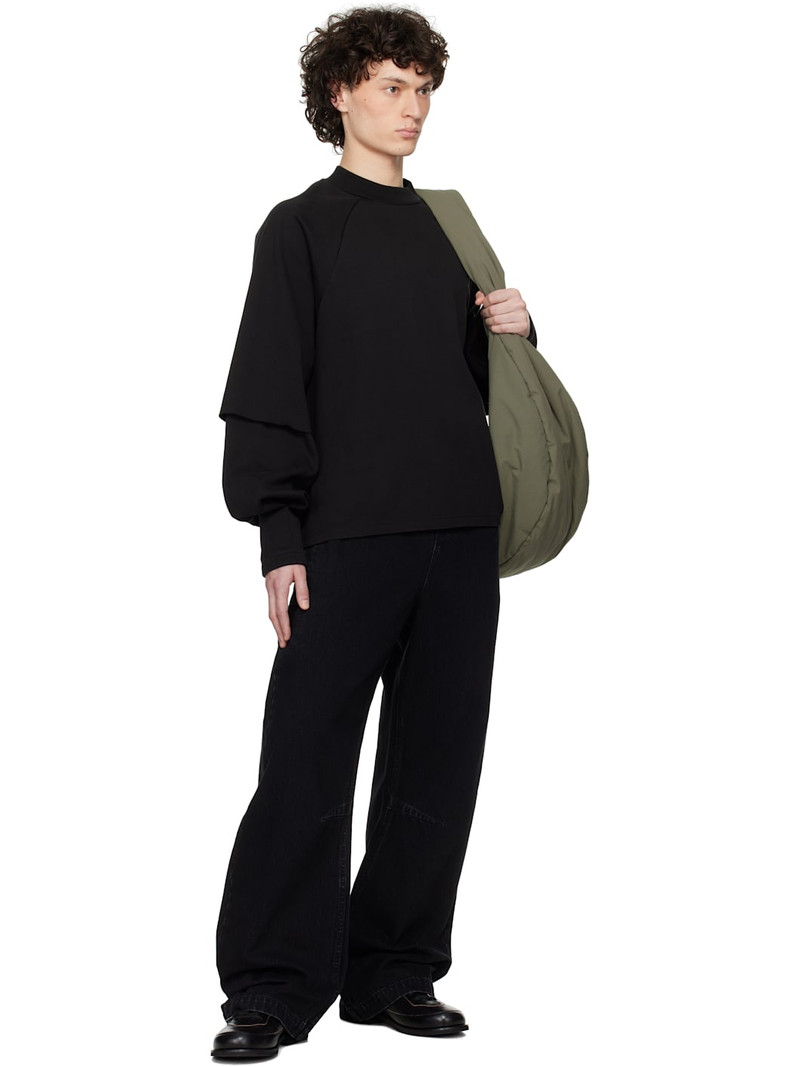 Seventh Black Raglan Layered T-shirt outlook