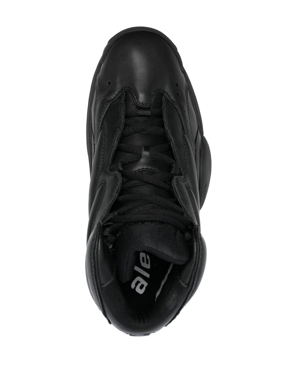 padded-panel low-top sneakers - 4