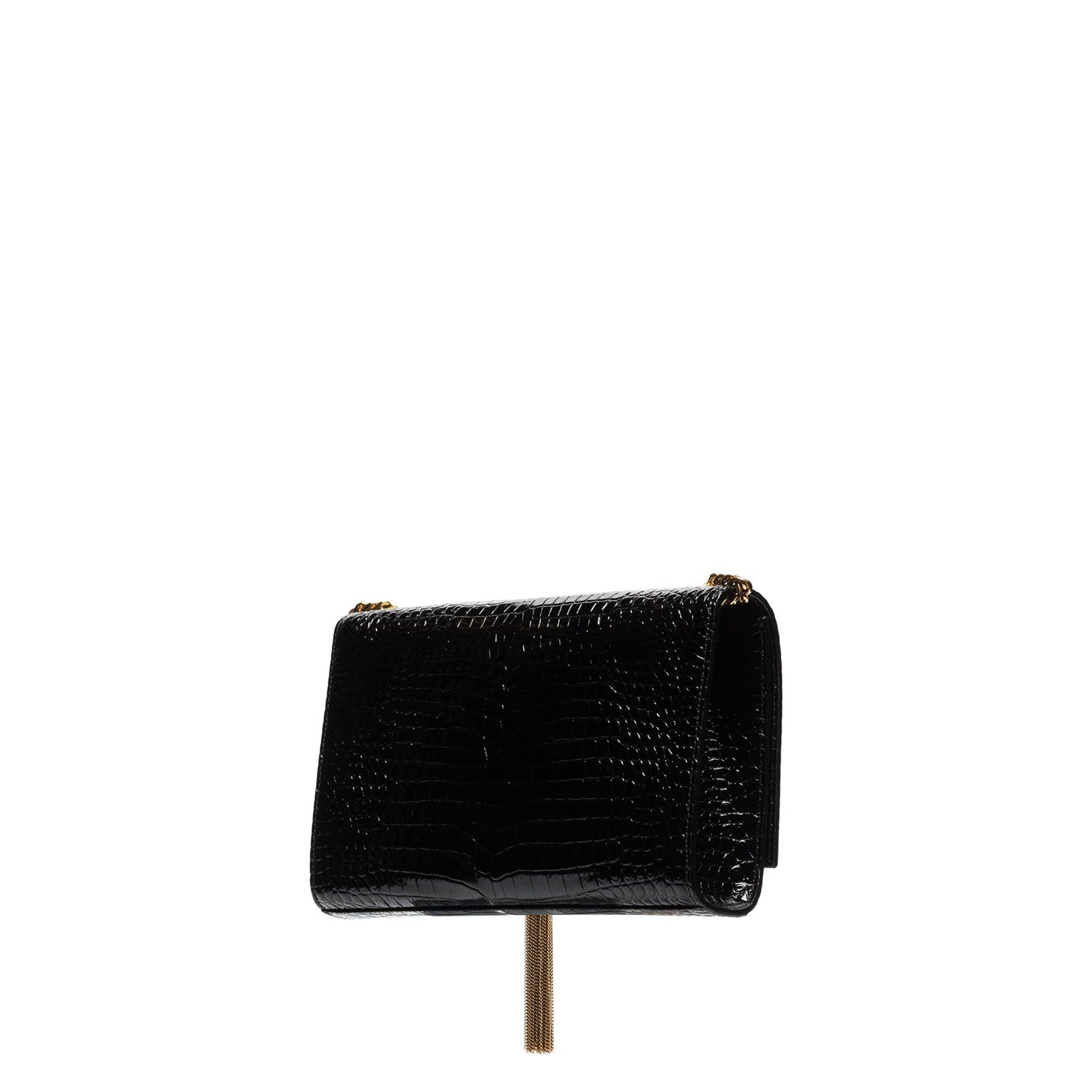 Kate Medium Tassel in Crocodile-Embossed Leather Bag - 2