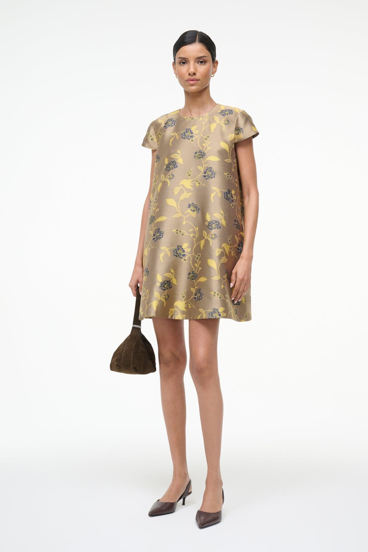 STAUD MIA DRESS VINTAGE FLORAL - 5