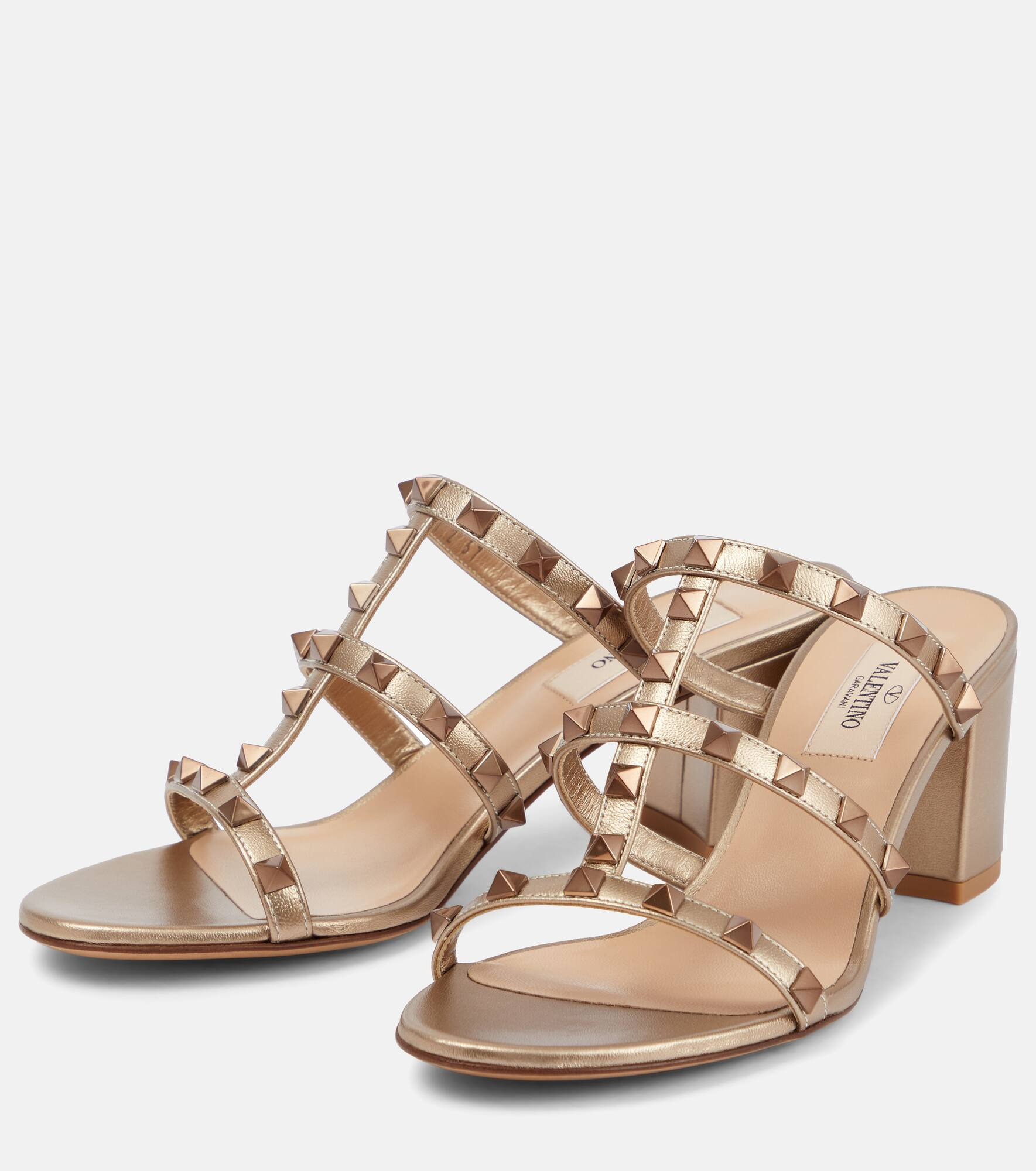 Valentino Garavani Rockstud leather sandals - 4
