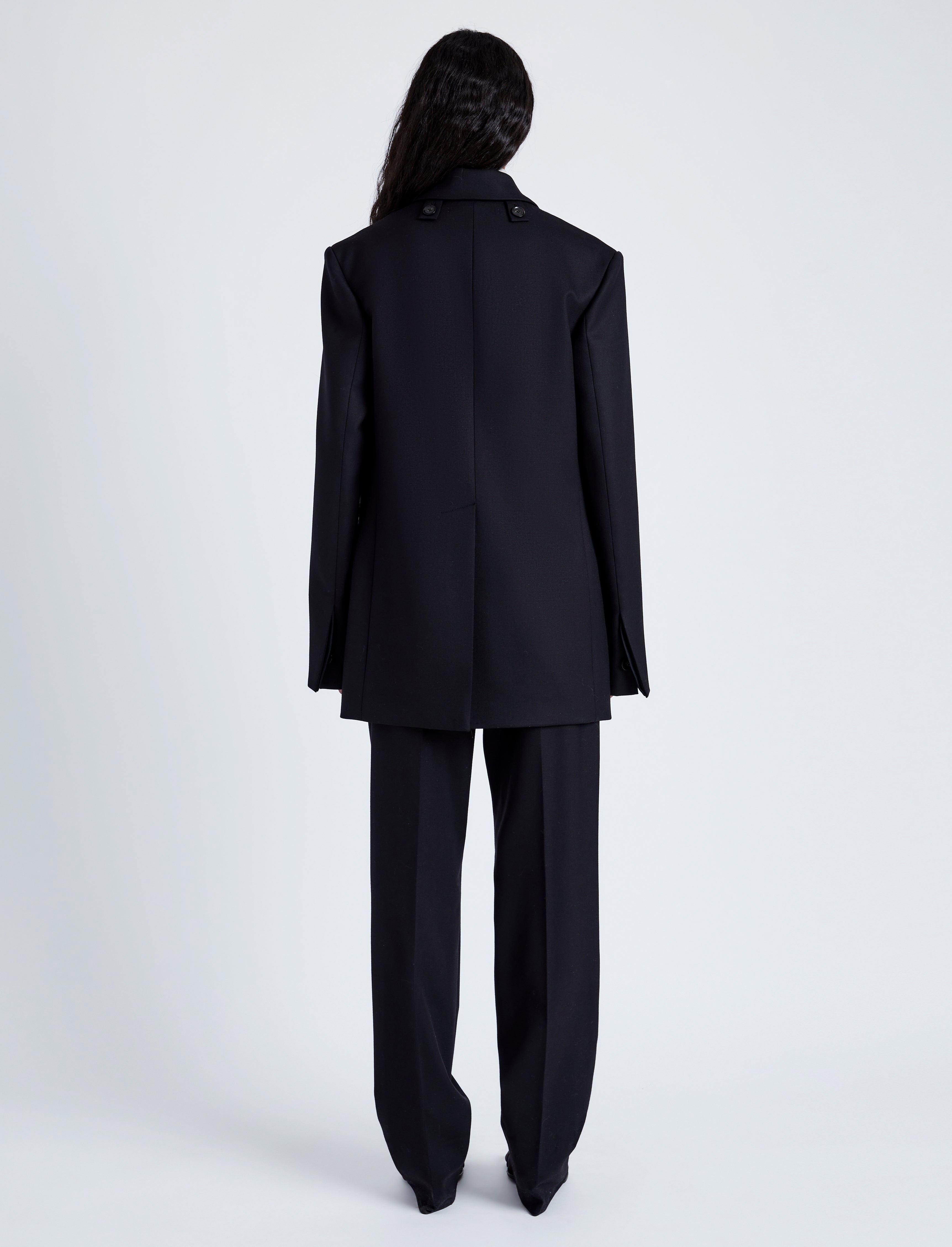 Archer Jacket in Wool Twill Suiting - 5