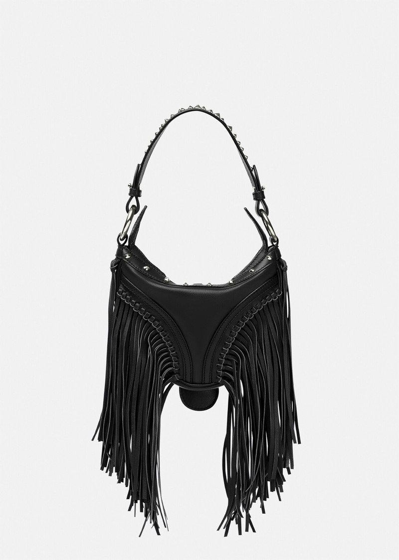 Fringed Repeat Mini Hobo Bag 3
