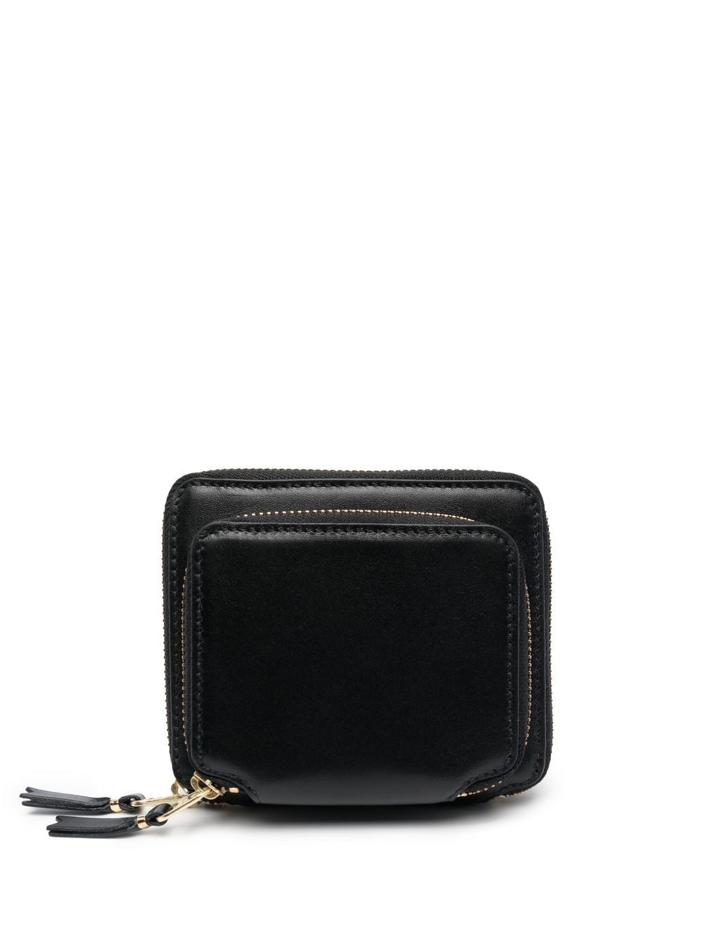 zipped leather wallet - 1