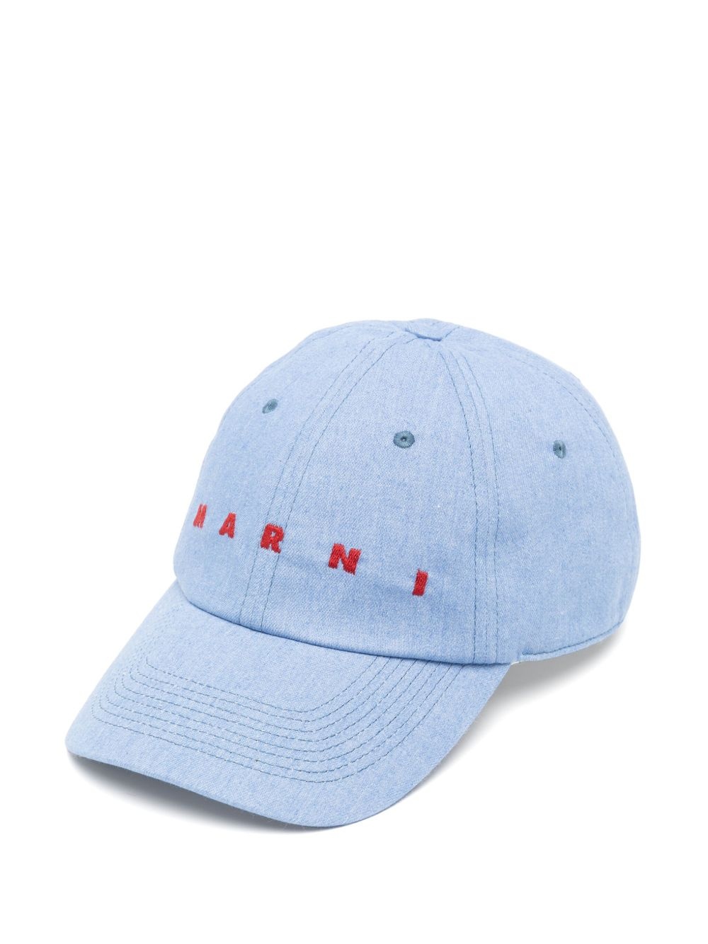 logo-embroidered cap - 1