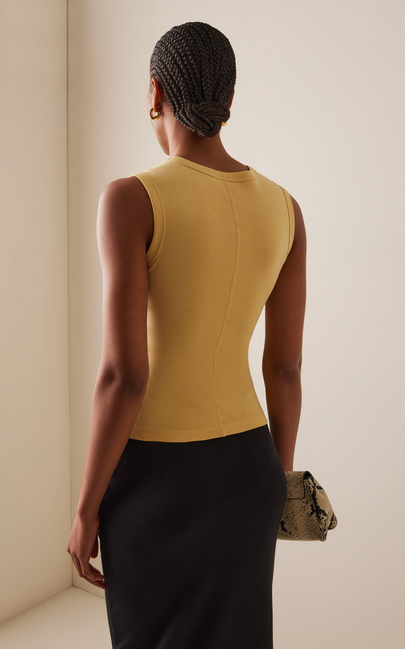 Esmé Cotton Tank Top yellow 4