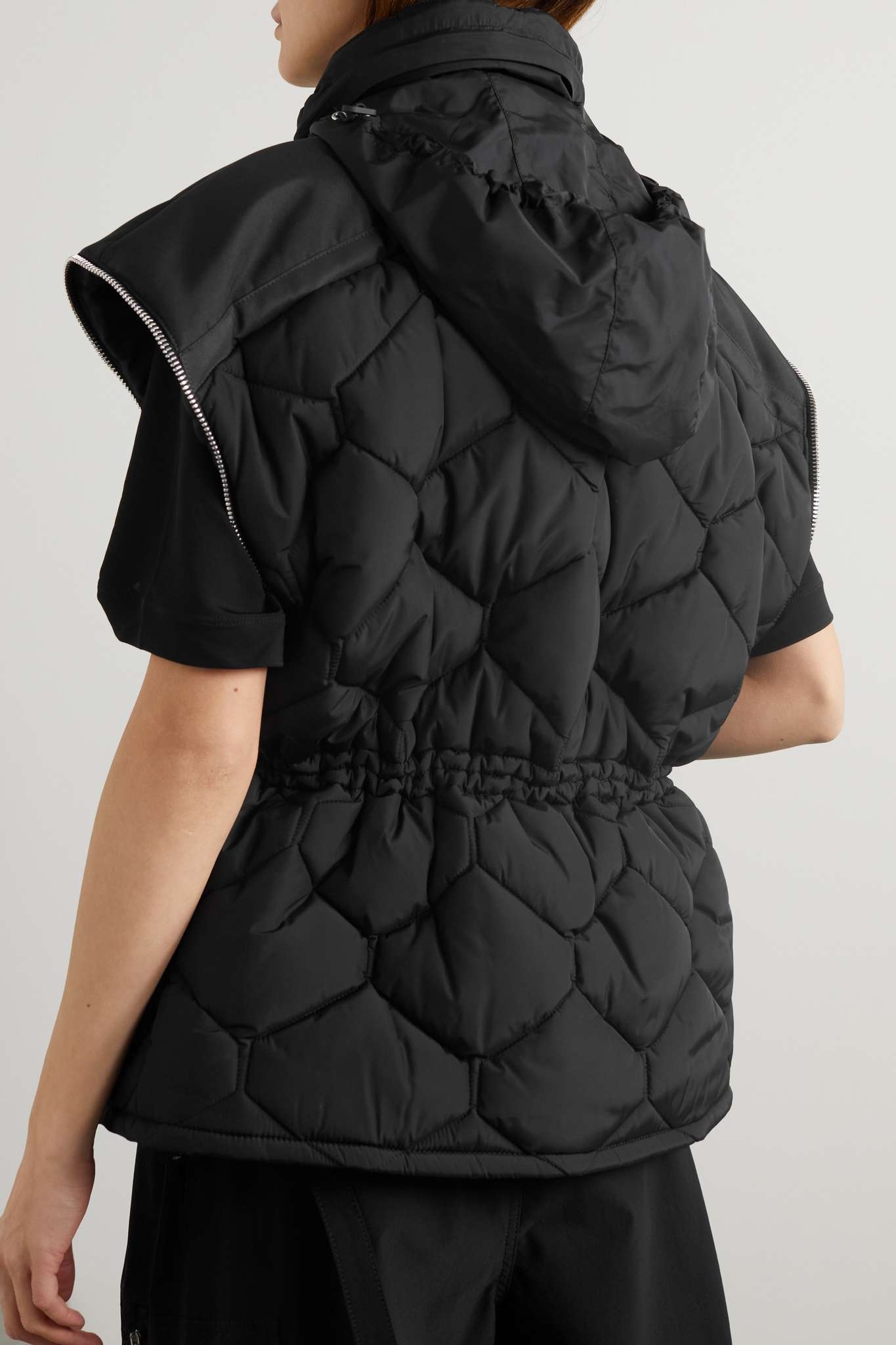 Convertible quilted padded shell jacket - 6