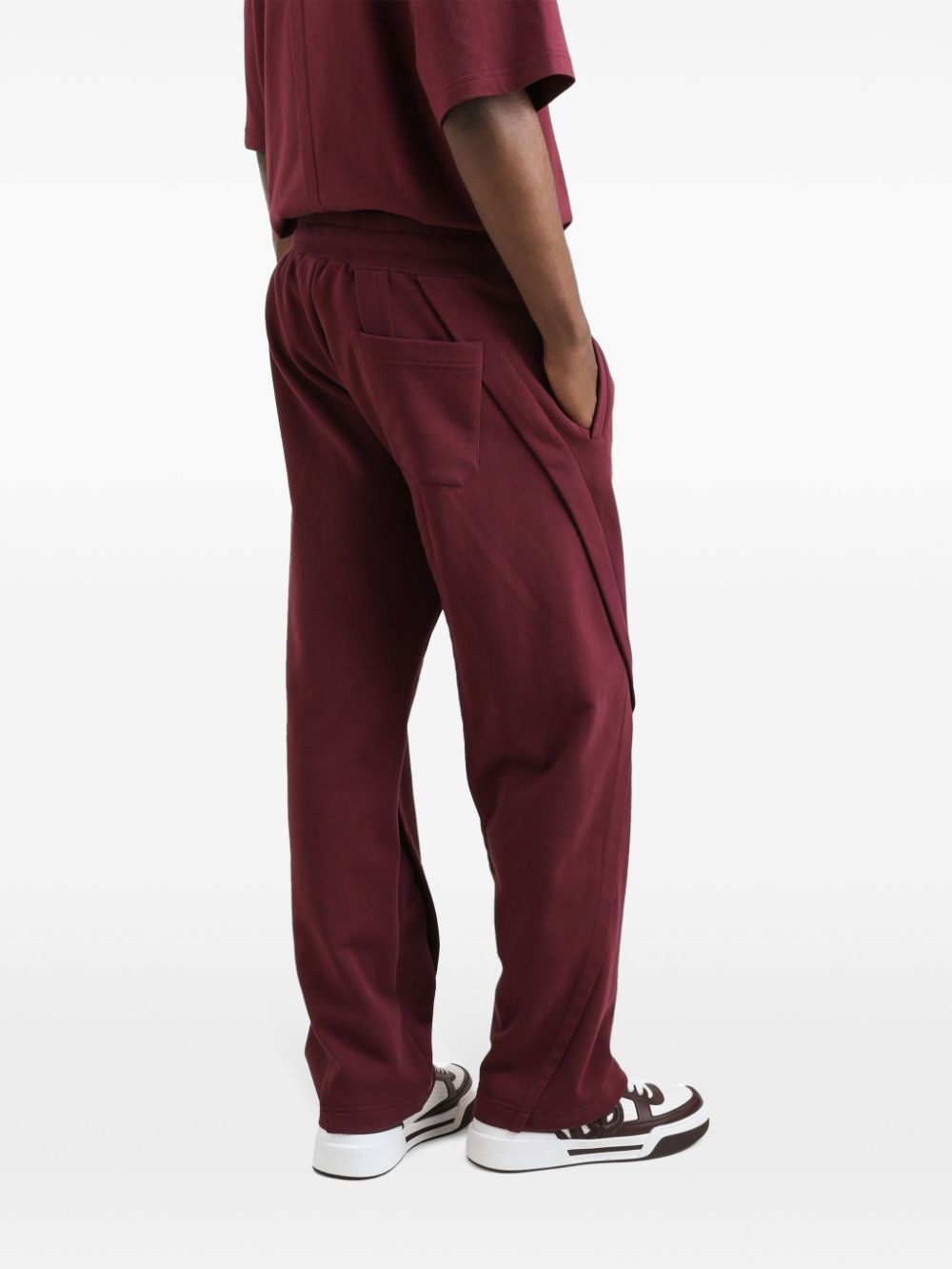 drawstring track pants - 5
