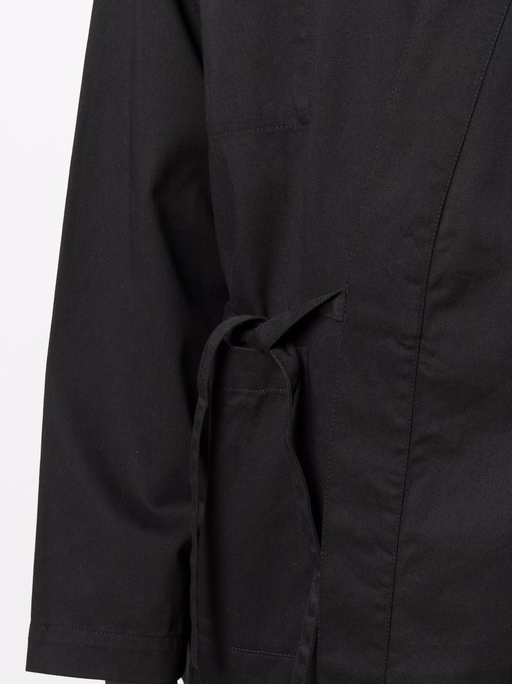 side-tie fastening jacket - 5