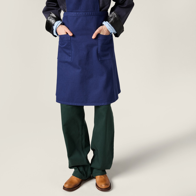 Garment-dyed gabardine apron 4