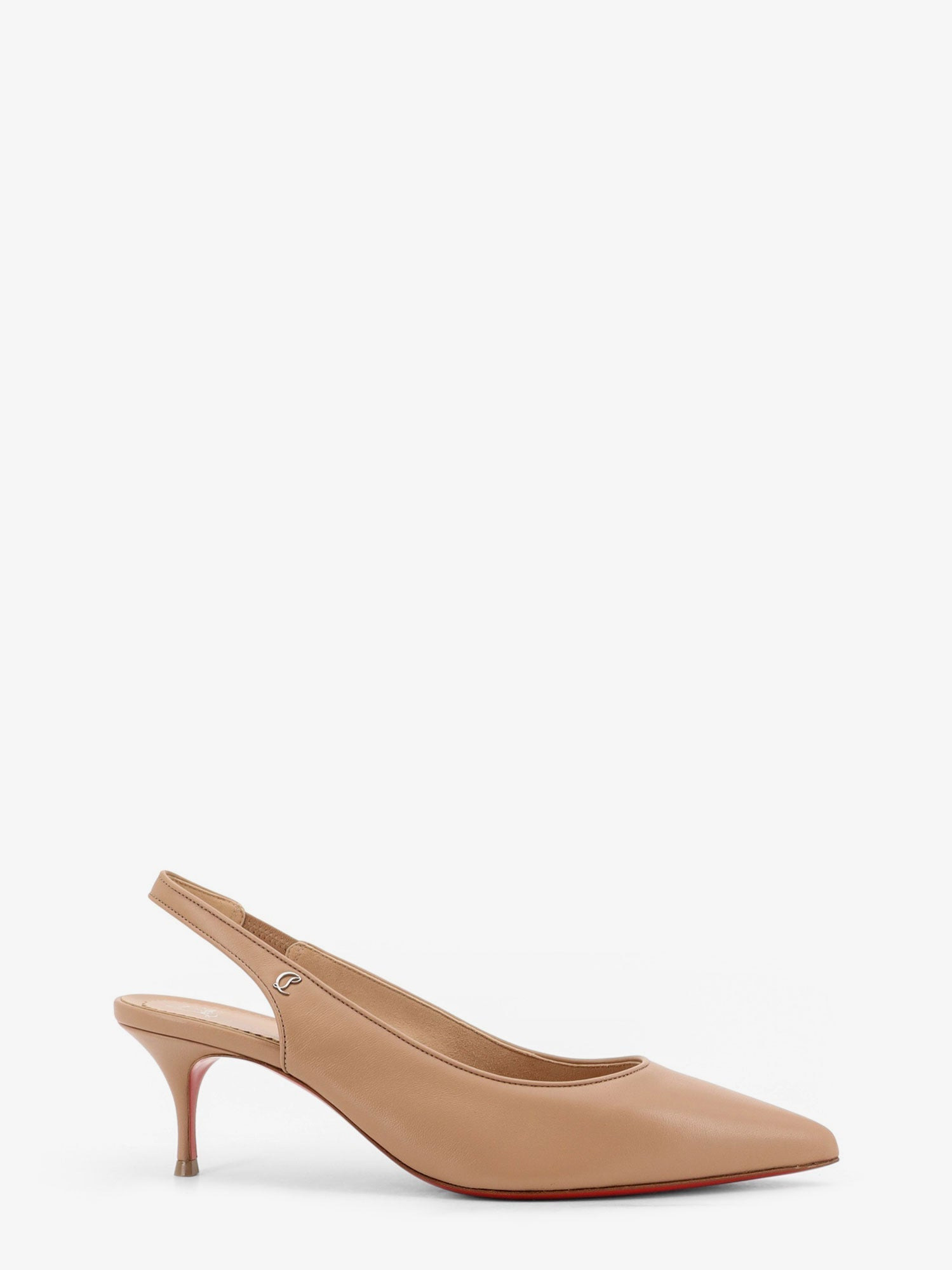 Christian Louboutin Women Sporty Kate Sling 55 Leather Slingback Pumps - 1