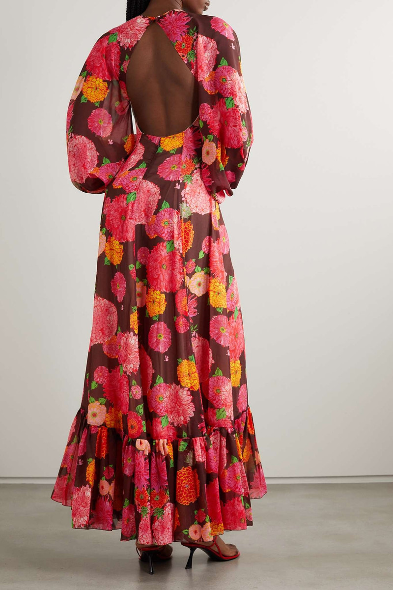 Eve floral-print chiffon maxi dress 3