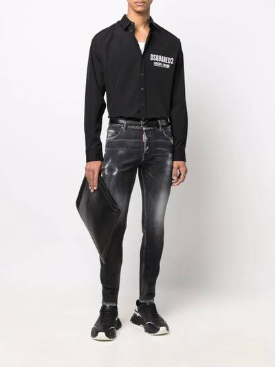 DSQUARED2 distressed-effect skinny jeans outlook