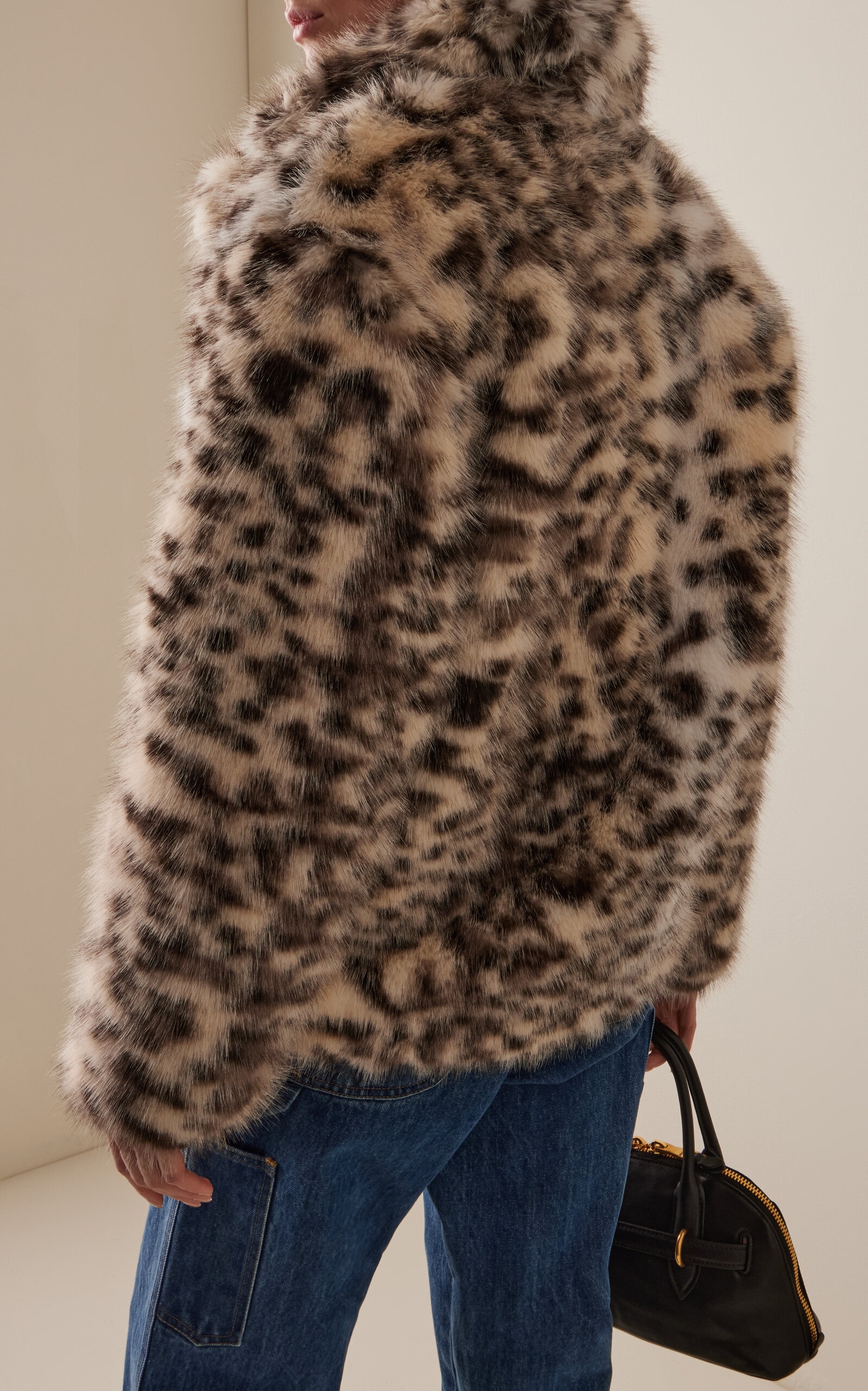 Leopard-Print Fur Coat animal - 4