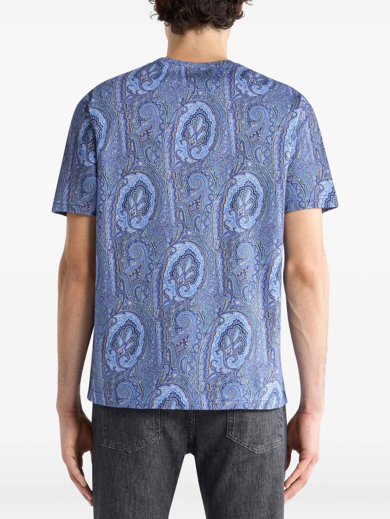 Etro Floral Paisley Cotton T-shirt 3