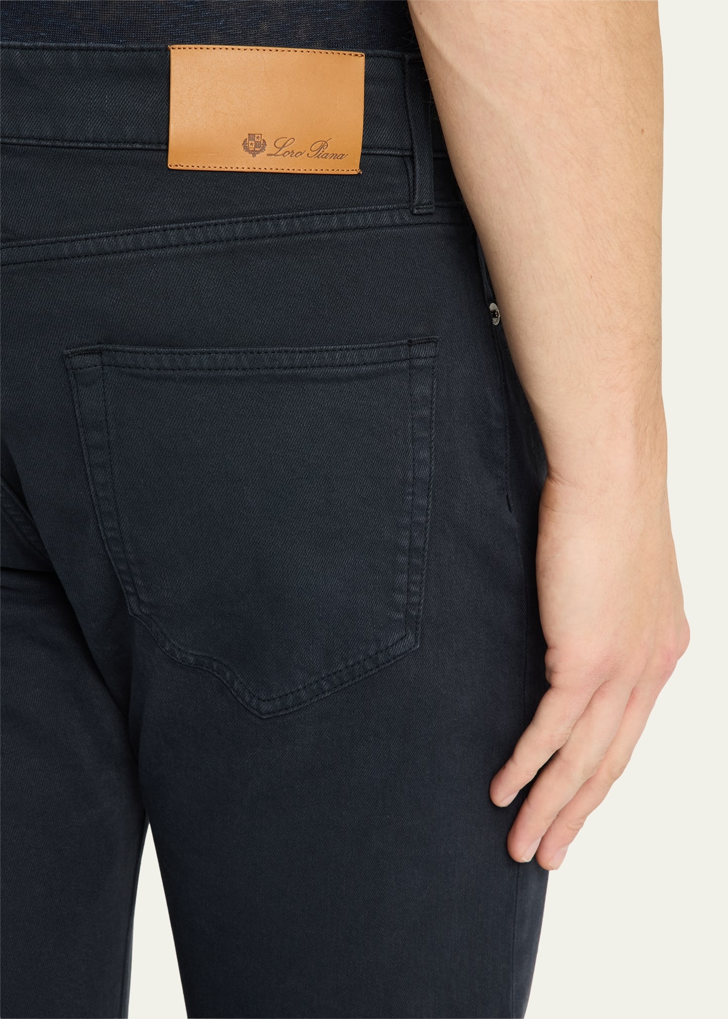 Men's Quarona Denim Five-Pocket Pants - 5