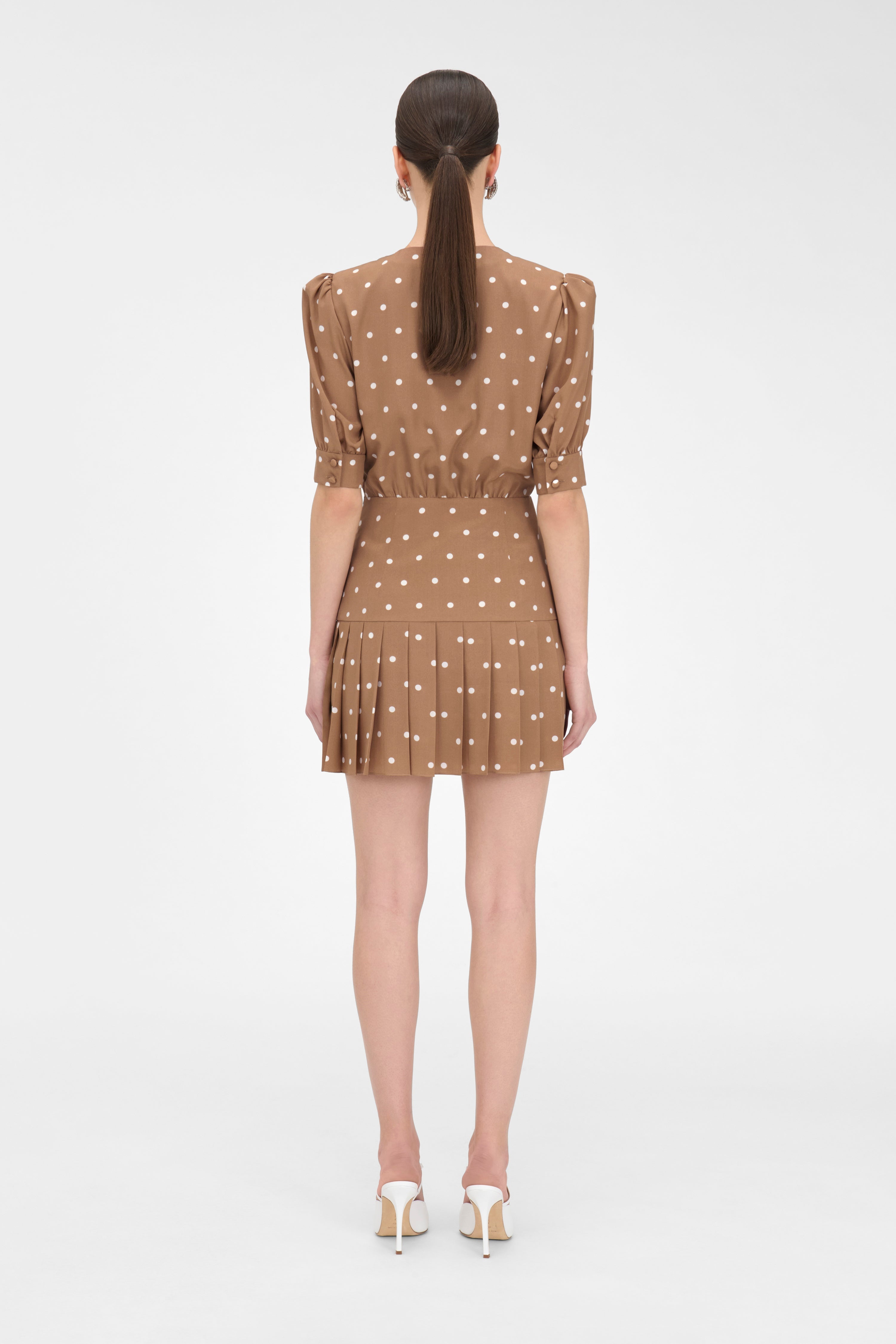 POLKA DOT MINI DRESS - 4