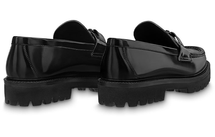 LOUIS VUITTON Major Loafer Shoes 'Black' 1ABFFP - 4