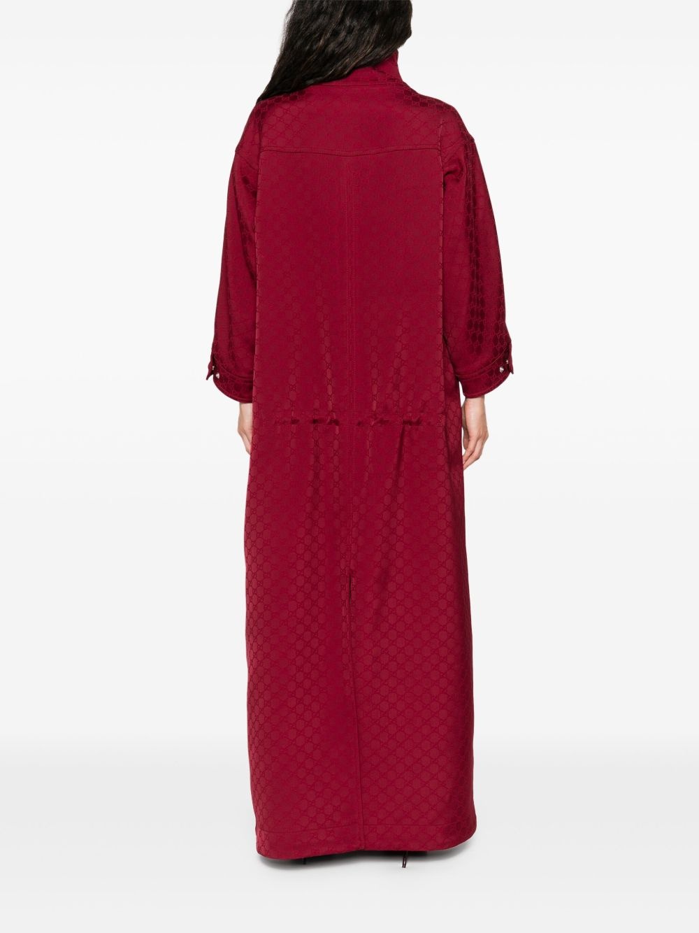 GG jacquard coat - 4