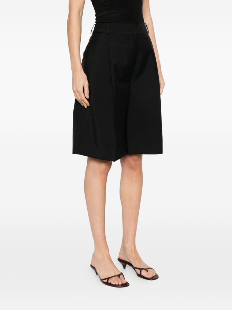 pleated tailored shorts 3