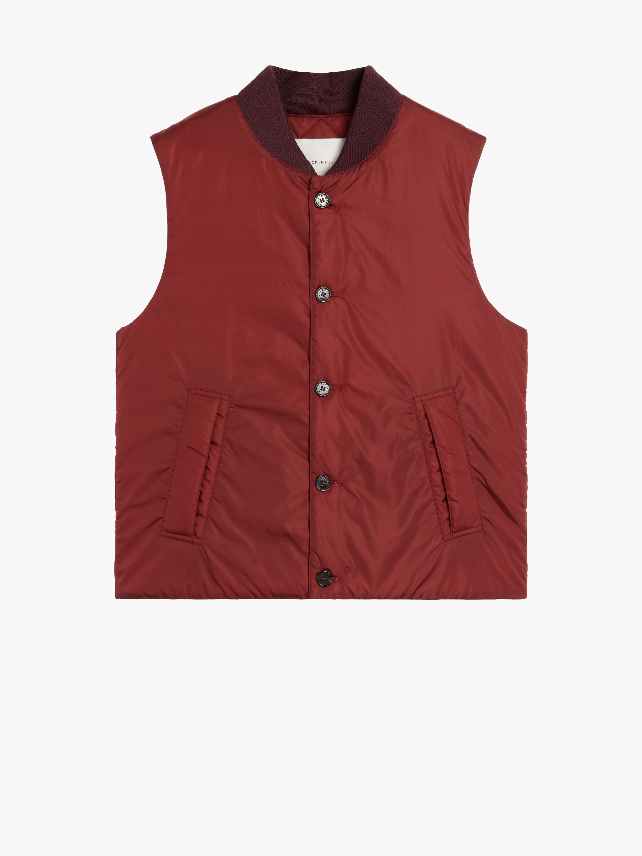 DUNDEE BRICK RED NYLON LINER VEST | QC-107 - 7