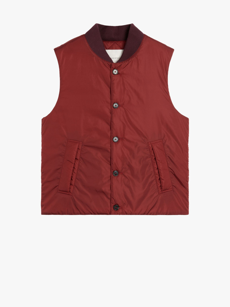 DUNDEE BRICK RED NYLON LINER VEST | QC-107 7