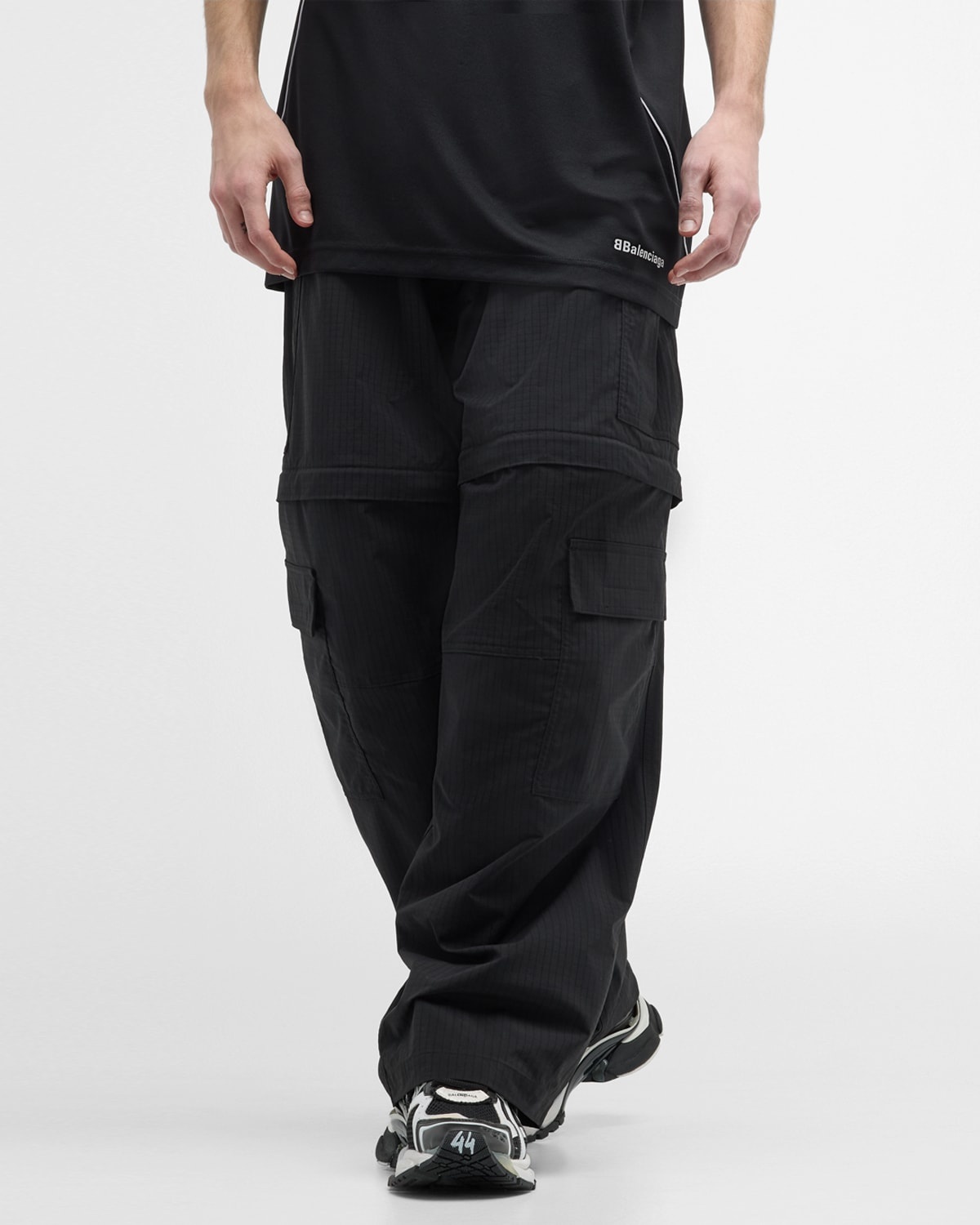 BALENCIAGA Men's Unity Sports Icon Light Cargo Pants
