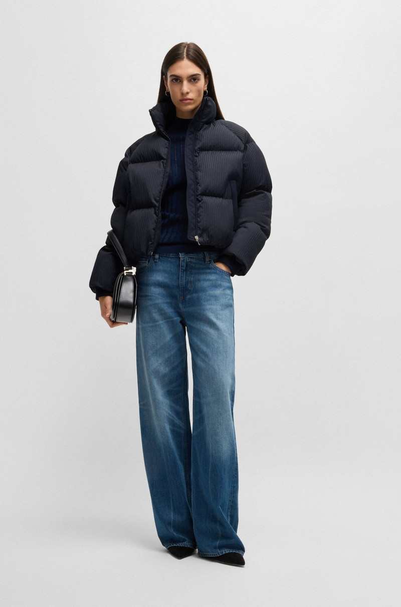 BOSS WATER-REPELLENT JACKET IN CORDUROY-EFFECT FABRIC outlook