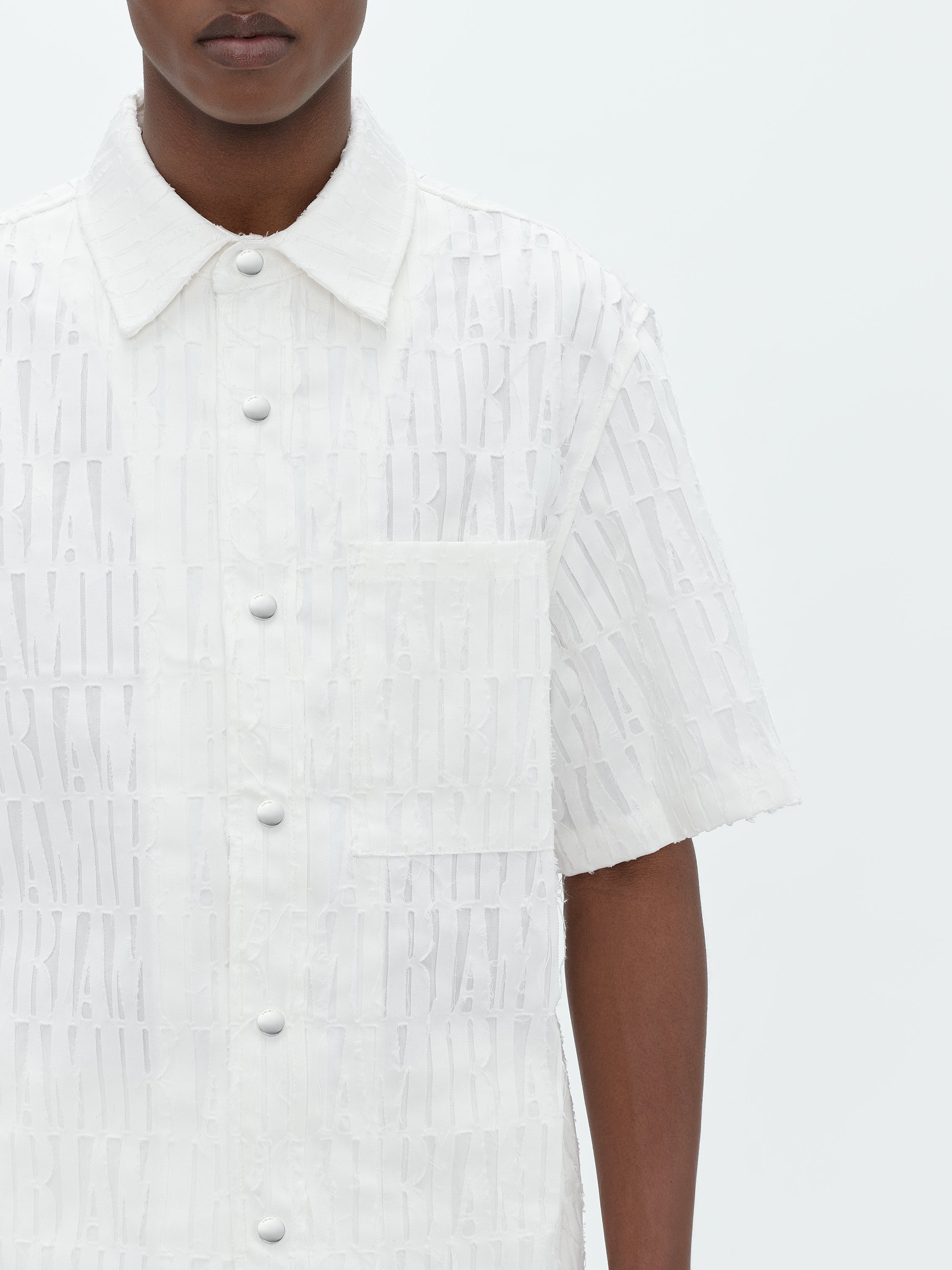 AMIRI BURNOUT BOWLING SHIRT - 5