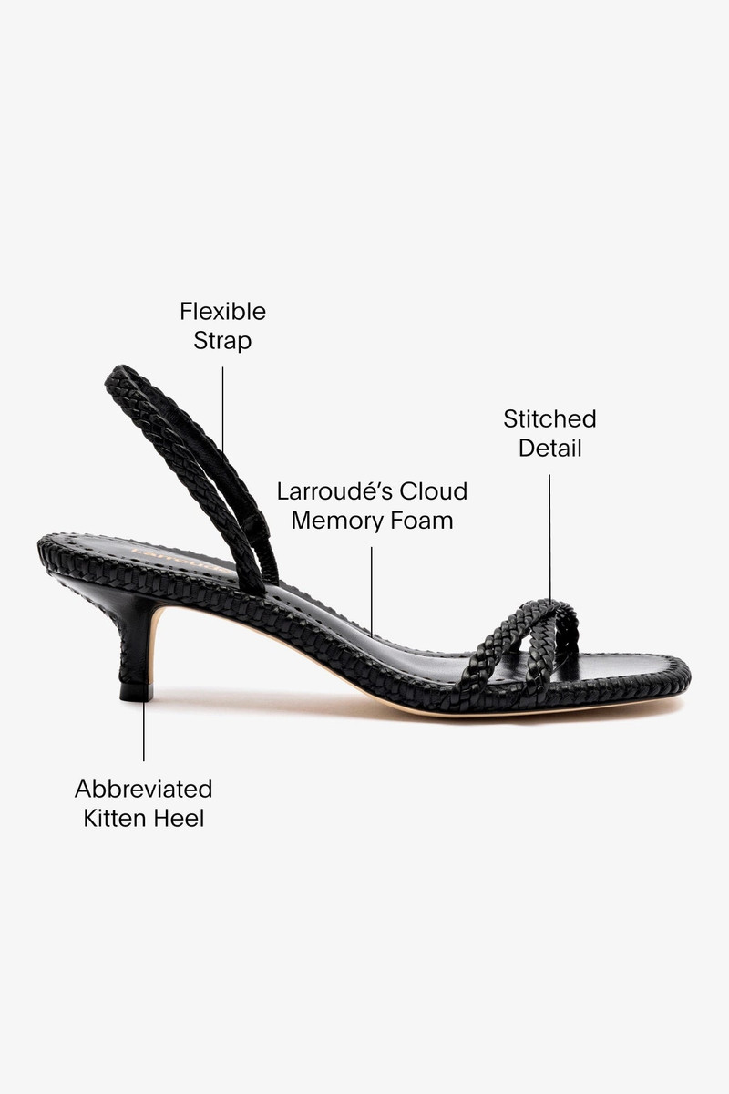 Mini Annie Sandal In Black Leather 5