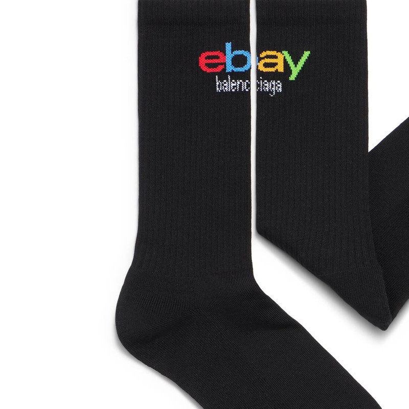 BALENCIAGA Men's Ebay Socks in Black outlook