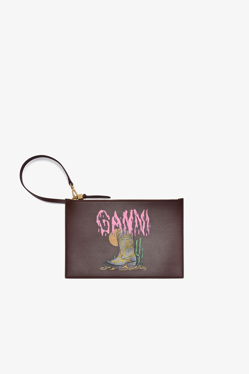 BOU FLAT POUCH WITH WESTERN BOOT 1