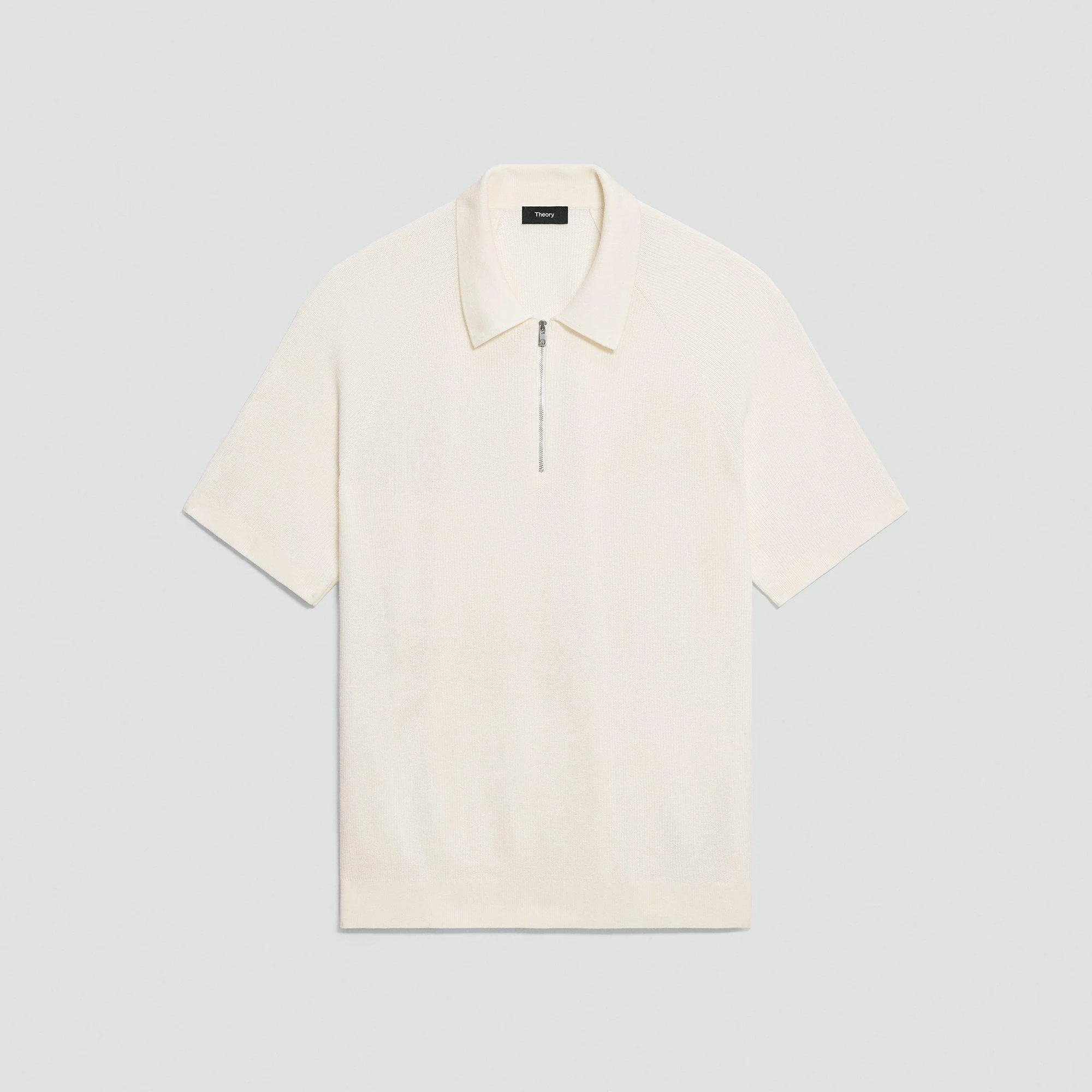 Zip Polo Shirt in Cotton - 1