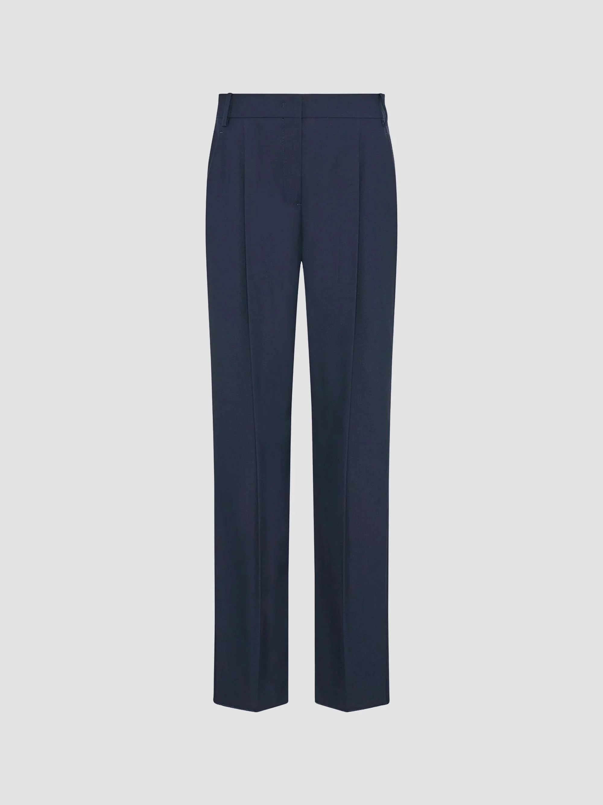 Women's Peg Trouser - Navy - 1