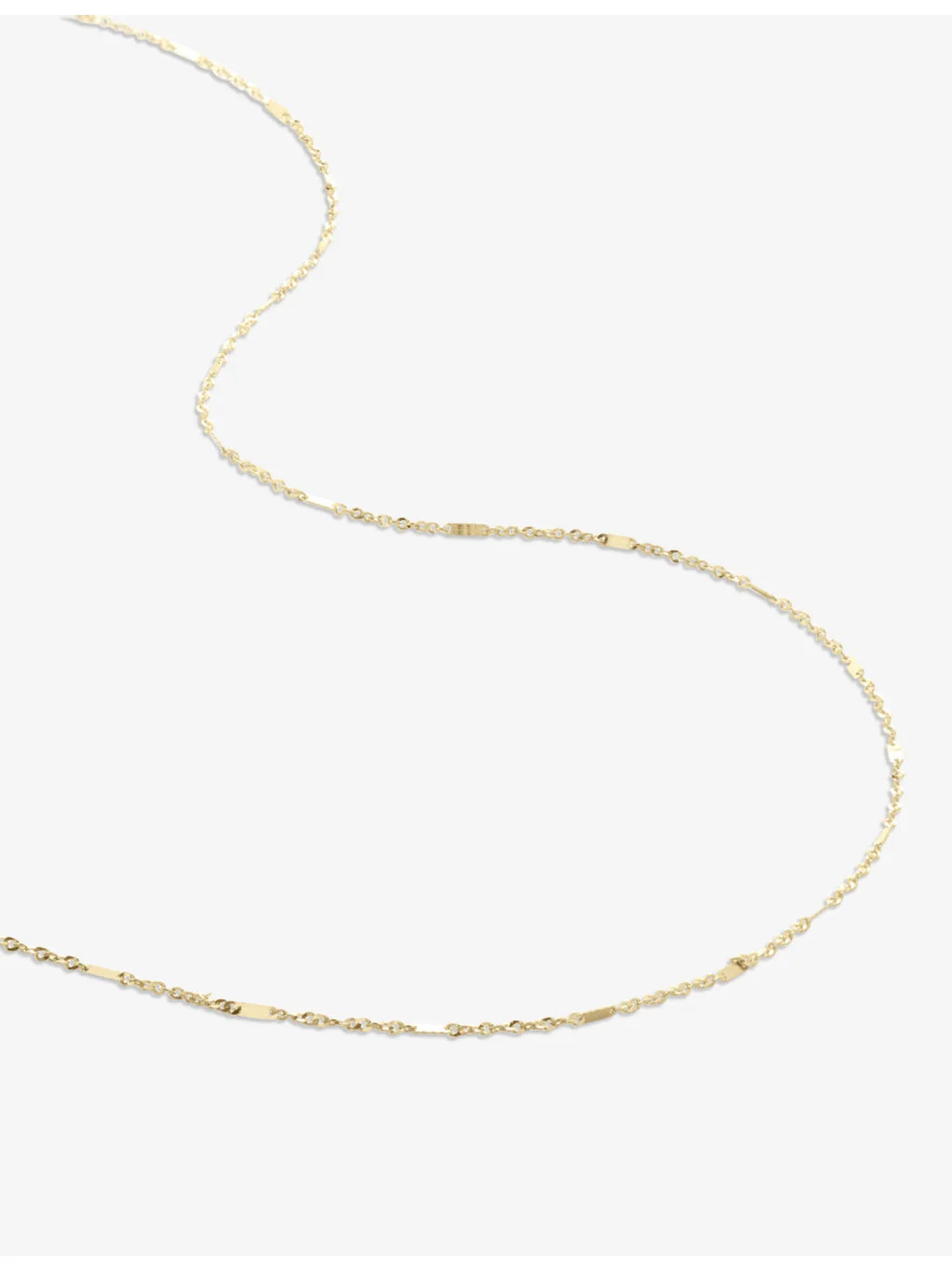 Shimmer 14ct yellow-gold chain necklace - 1