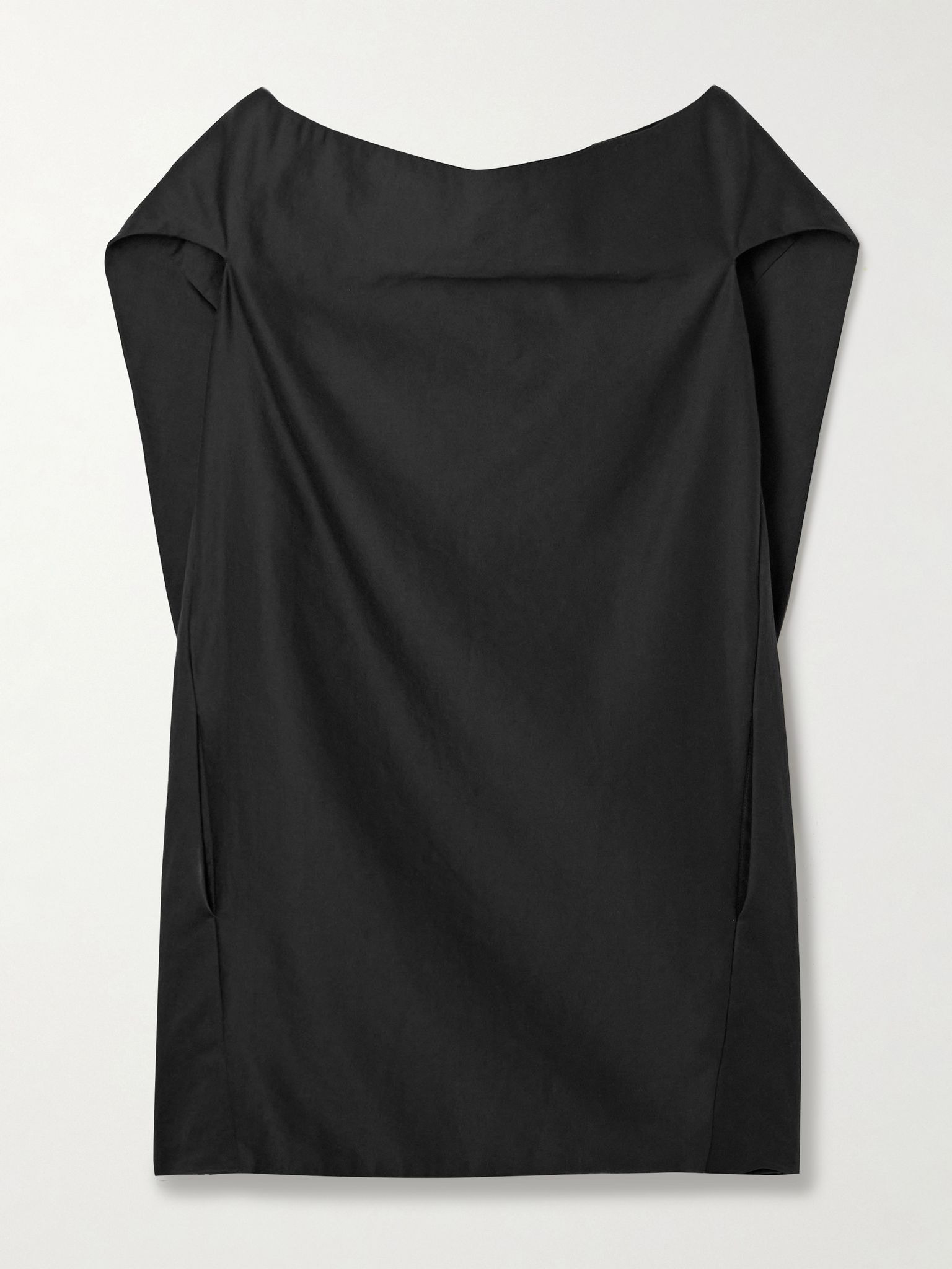 Pallenberg off-the-shoulder wool-blend top Black - 1