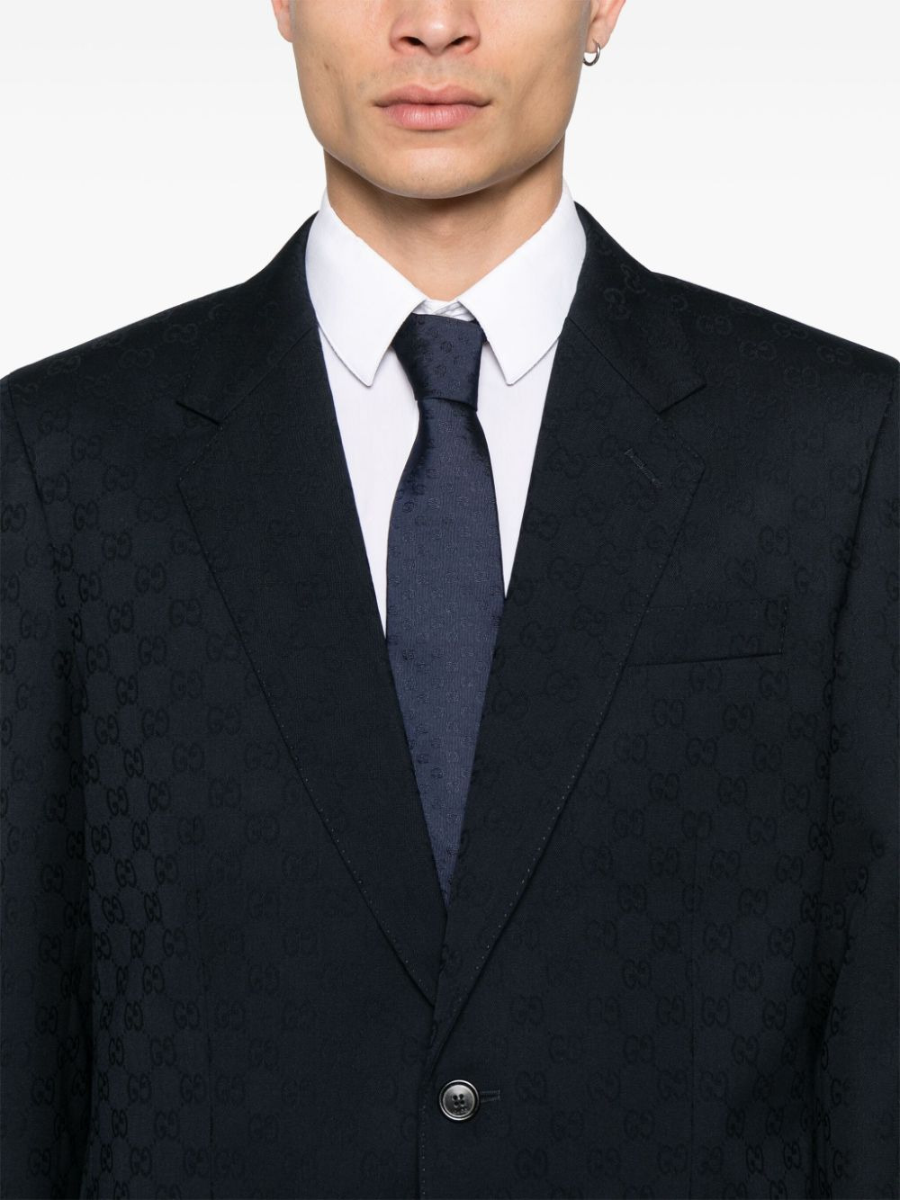 Gucci Men Wool Jacquard Dress - 5