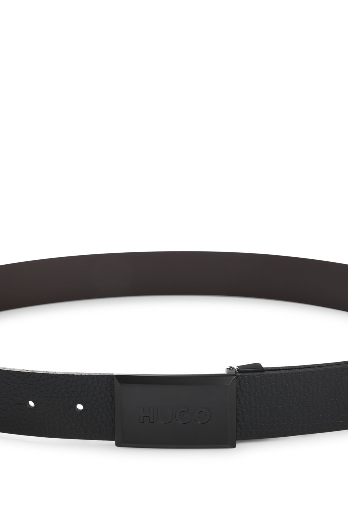 REVERSIBLE BELT IN ITALIAN LEATHER - 4