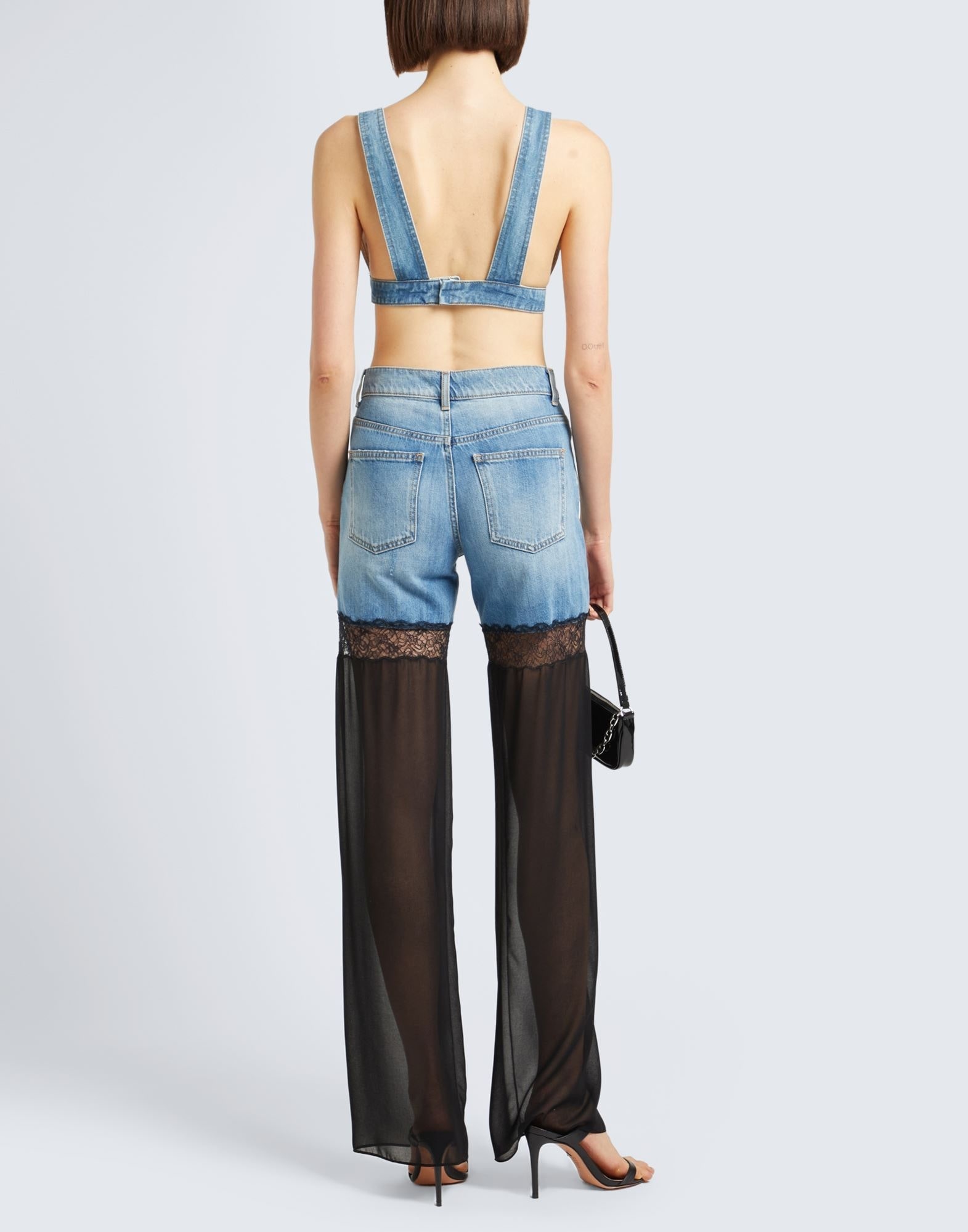 Blue Women's Denim Pants - 3