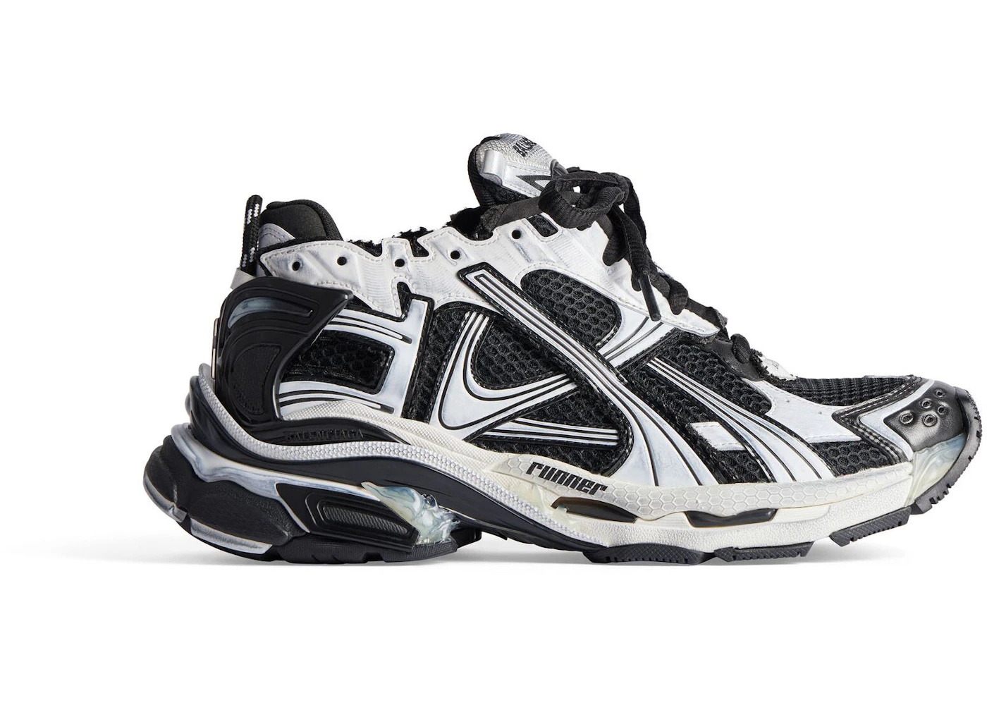 BALENCIAGA RUNNER 43 ブラック/ホワイト BALENCIAGA Balenciaga Runner Black White | stockx | REVERSIBLE