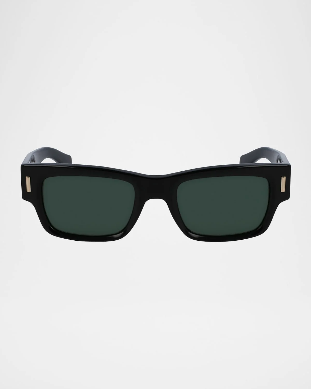 Men's Rivets Acetate Rectangle Sunglasses, 53mm - 1
