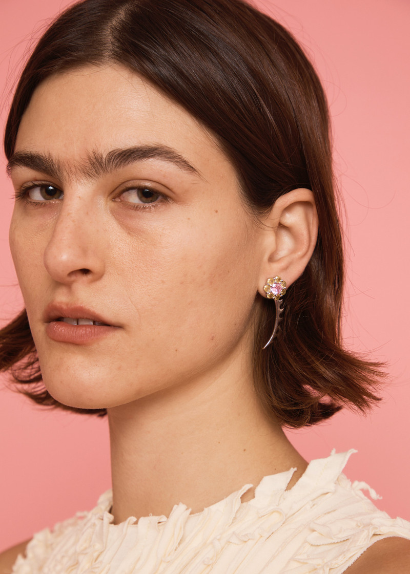 Collina Strada PINK LEMONADE PHLOX EARRINGS outlook